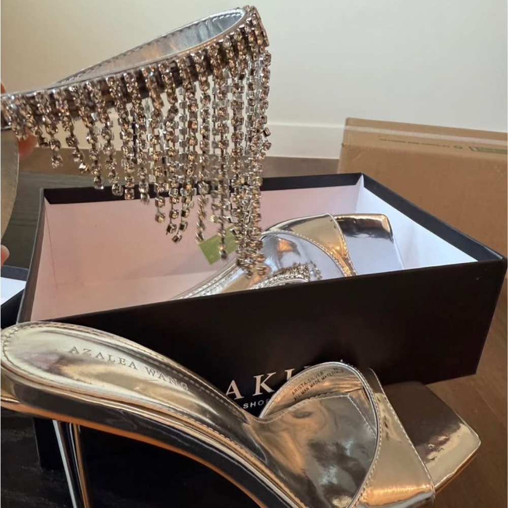 Silver Women's Heels